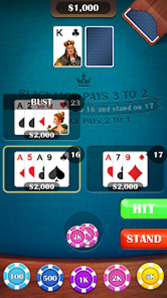 Blackjack 21: casino card game Image