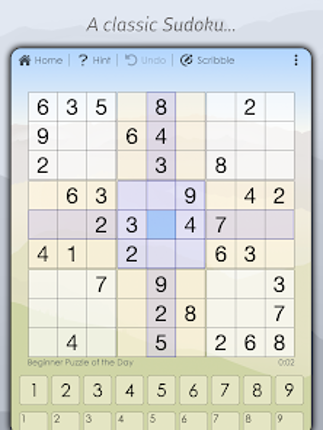 Sudoku of the Day screenshot