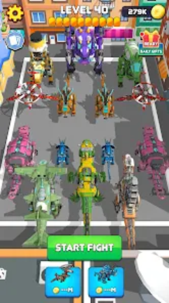 Vehicle Dinosaur Clash Battle Image