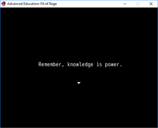 Advanced Education: Fit of Rage screenshot