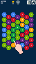 Hexagons: Connect and Merge Numbers Image