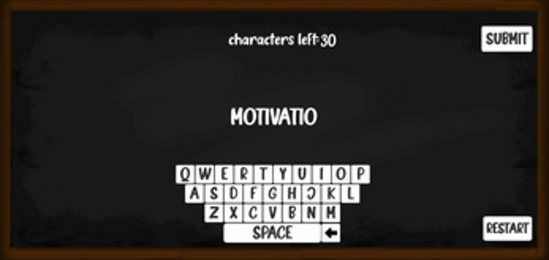 Missing Letters screenshot