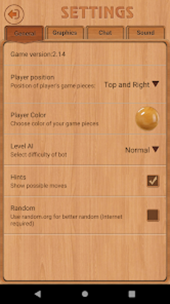Backgammon screenshot