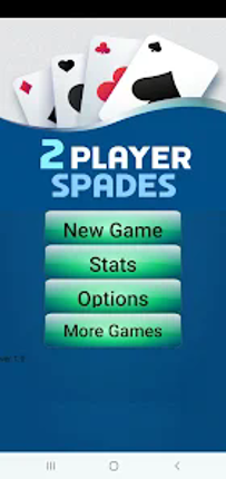 Two Player Spades screenshot