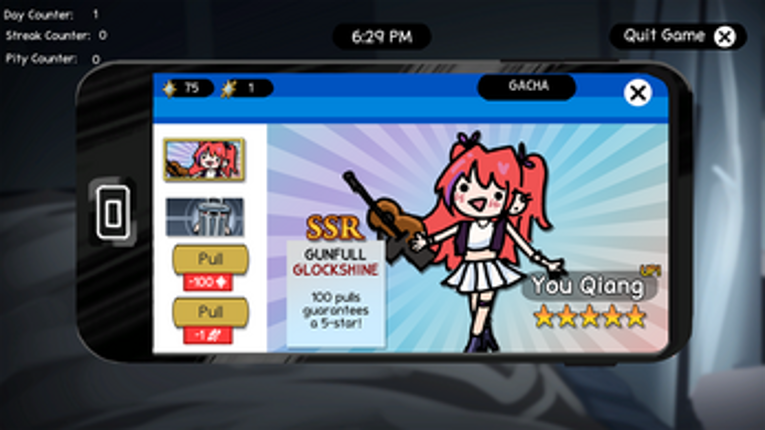 Genki Girls Go! : Gacha Dailies Simulator screenshot