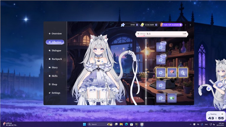 Molili AI Friends: Your AI Desk Pal screenshot
