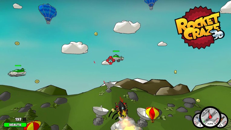 Rocket Craze 3D screenshot
