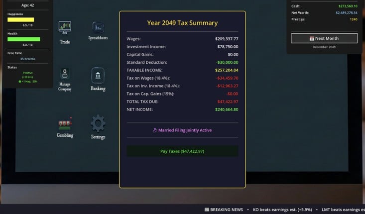 SELF MADE: Investment Life Sim screenshot