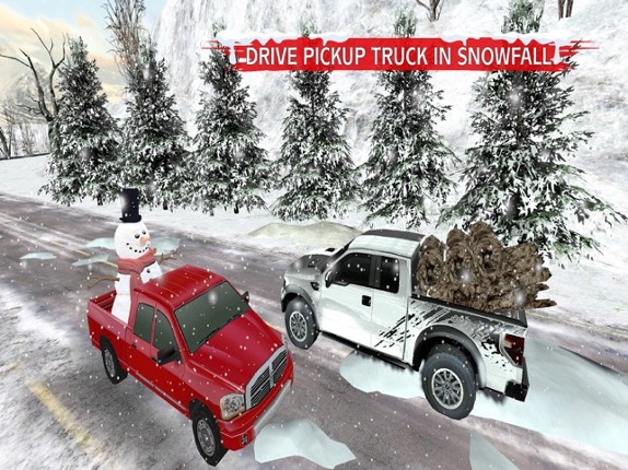 Winter Snow Giant Truck Drive screenshot