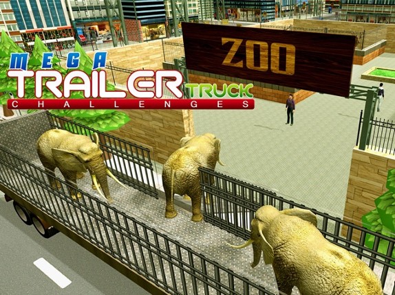 Zoo Animal Transporter Truck – Drive transport lorry in this driving simulator game Image
