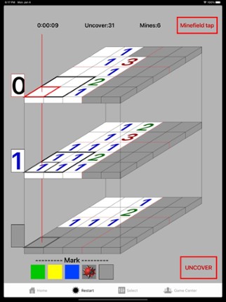 3 Level MineSweeper Image