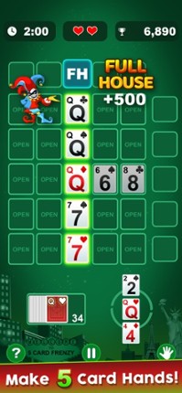 5 Card Frenzy: Solitaire Money screenshot