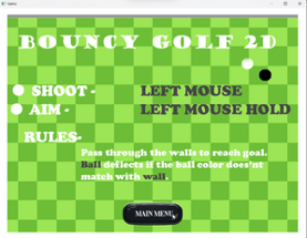 Bouncy Golf 2D Image