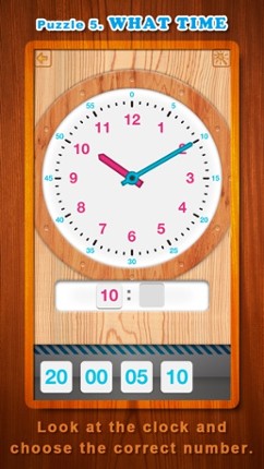 Clockwork Puzzle - Learn to Tell Time screenshot