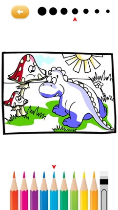 Dino Coloring Worksheets Activities for Preschoolers and Kindergarten screenshot