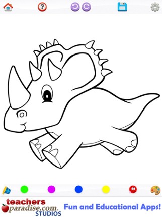 Dinosaurs Coloring Book screenshot