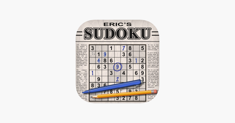 Eric's Sudoku –Classic Puzzles Image