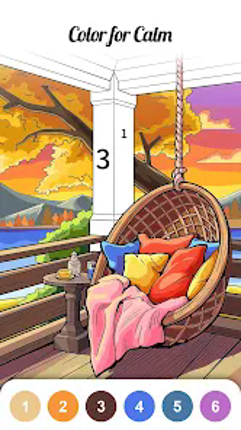 Calm Color—Color by number Image
