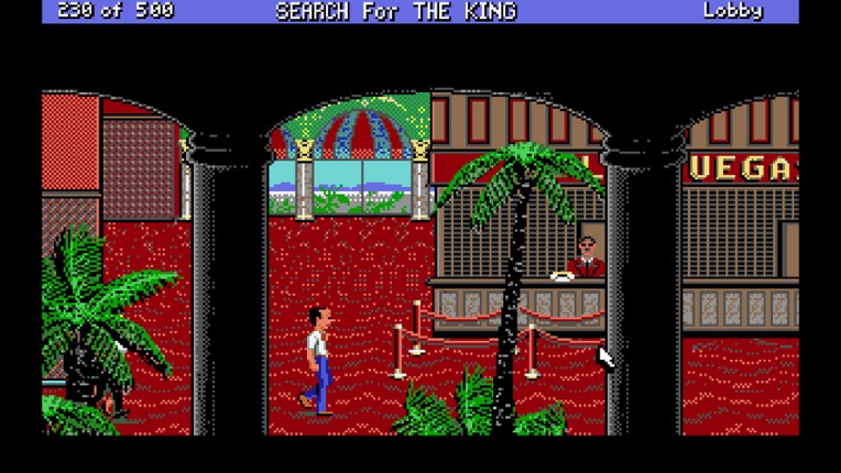 Les Manley in: Search for the King screenshot