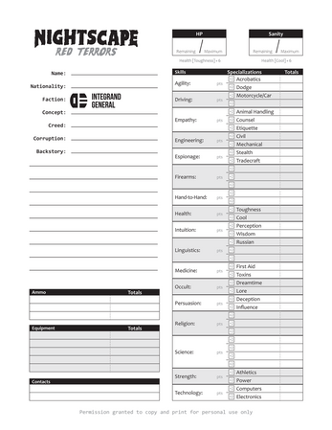 Nightscape: Red Terrors Image