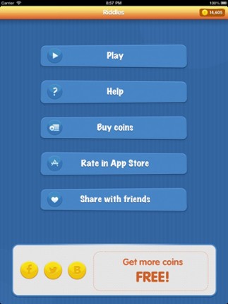 Riddles - Great Challenge for your Brain and Erudition. Fascinating intellectual game screenshot