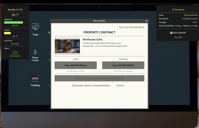 SELF MADE: Investment Life Sim screenshot