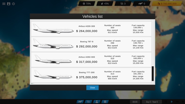 Super Airline Tycoon screenshot