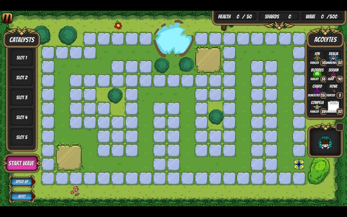 The Catalyst Acolyte Tower Defense screenshot