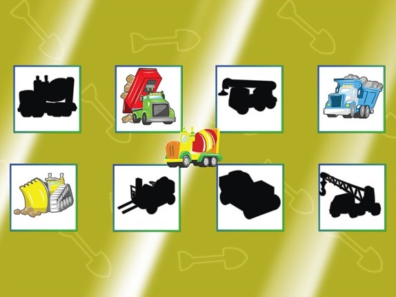 Trucks Cars Diggers Trains and Shadows Puzzles for Kids Lite Image