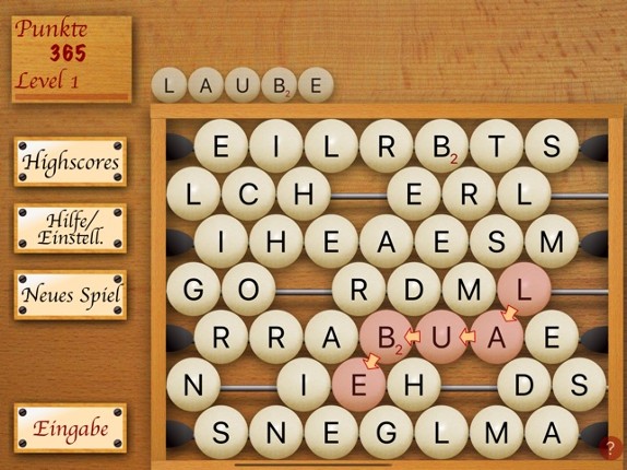 Word Abacus Deutsch Image