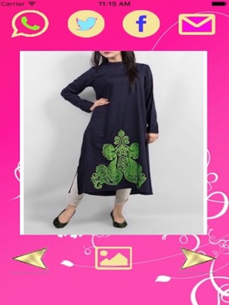 Asian Girls Fabulous Dress Designs-Indian Pakistan Fashion Designer Dresses For Teens and Womens HD Image