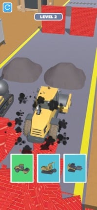 Bulldozer Race 3D screenshot