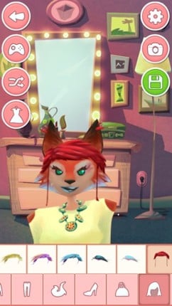 Fashion designer game - animal dress up salon screenshot