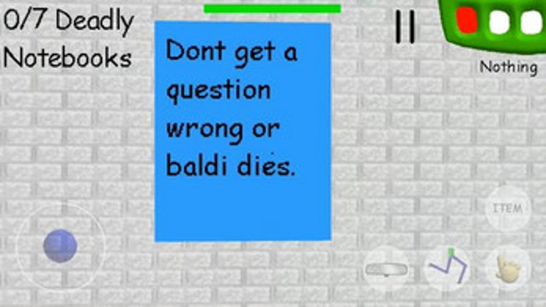 Baldi dies android screenshot