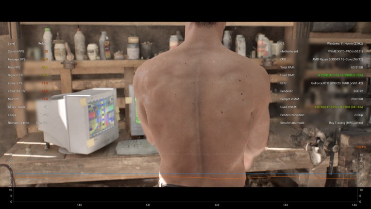 GameTechBench screenshot