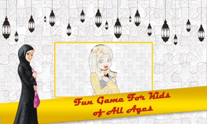 Islamic Puzzle Girl Image