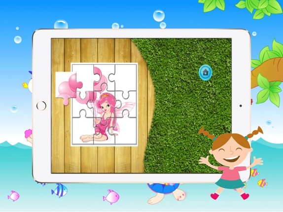 Jigsaw Puzzle Princess - Amazing HD Cartoon Girl for Kids and Adults Fun and free screenshot
