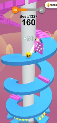 Jump Ball-Bounce On Tower Tile screenshot