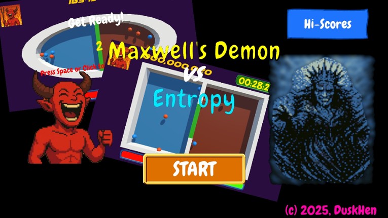 Maxwell's Demon vs Entropy Image