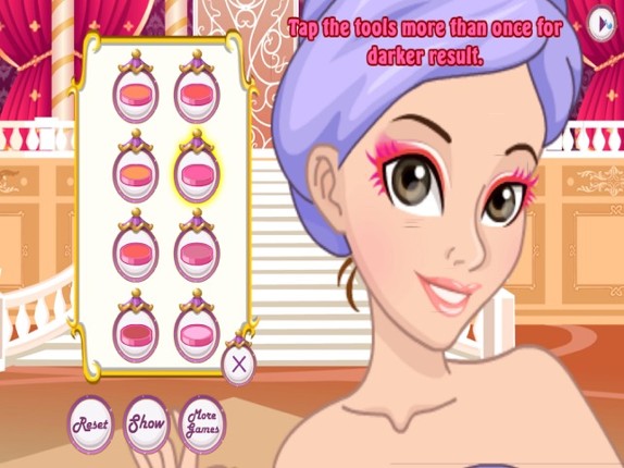 Princess makeup design Image