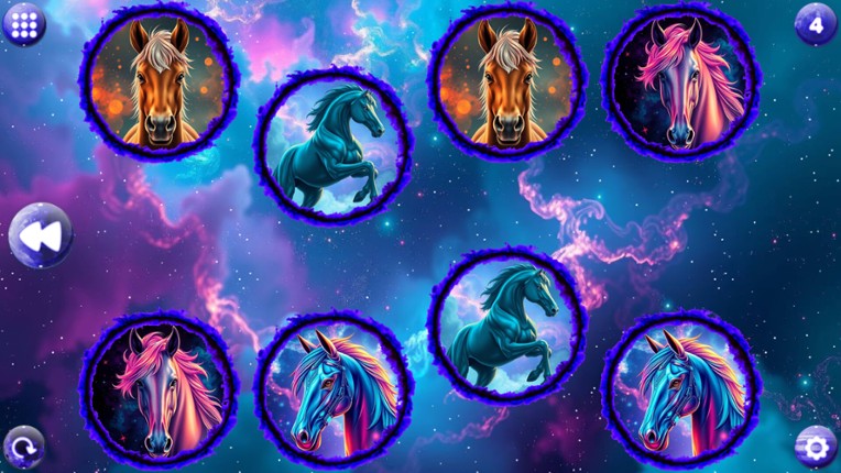 Space Memory: Horses screenshot