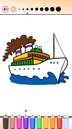 Titanic Painting - Boat coloring book for me screenshot