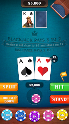 Blackjack 21: casino card game Image
