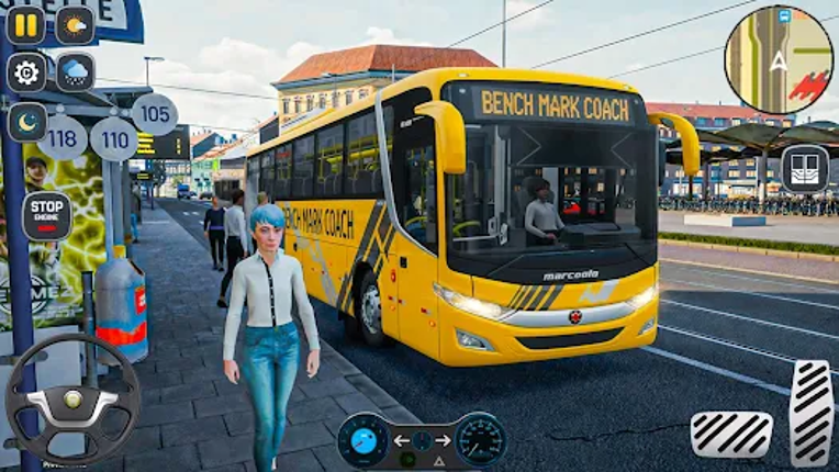 US Bus Game Sim Coach Driving Image
