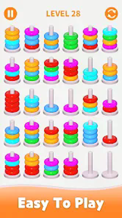 Stacolor: Color Hoop Puzzle screenshot