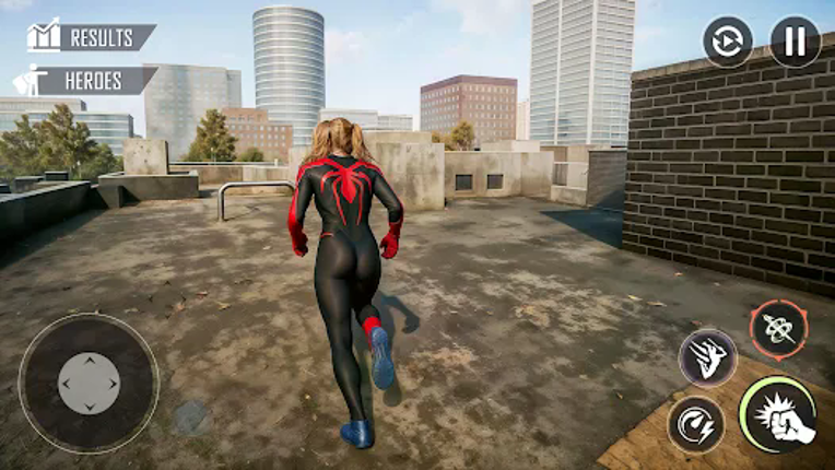 Going Up Parkour Spider Game screenshot