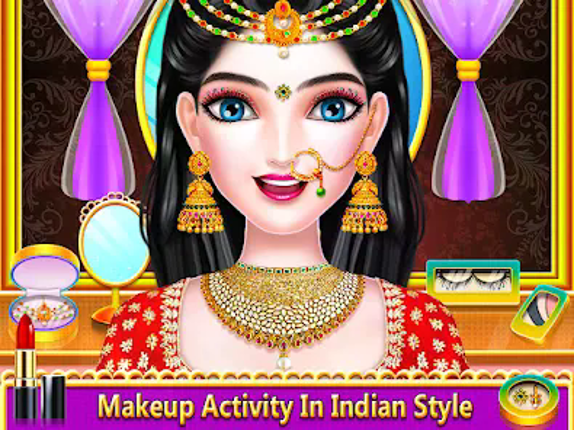 Indian Wedding Makeup Dress-Up Image