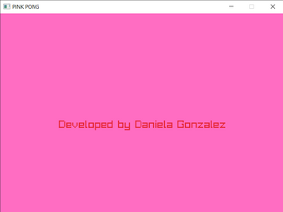 Pink Pong screenshot