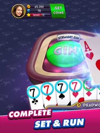 Gin Rummy Plus - Fun Card Game Image