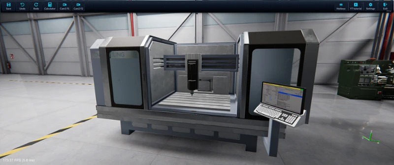 Milling Machine Simulator 2: Machine Shop screenshot